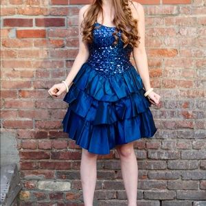 80s prom dress 💙 Gunne Sax by Jessica McClintock